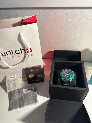 Swatch x Omega Mission on Earth Polar Lights