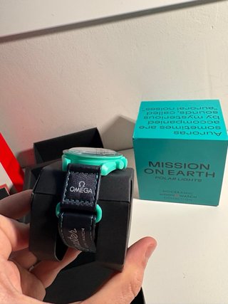 Swatch x Omega Mission on Earth Polar Lights