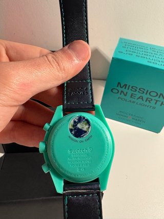 Swatch x Omega Mission on Earth Polar Lights