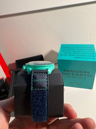 Swatch x Omega Mission on Earth Polar Lights