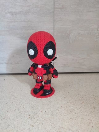 Figura Deadpool 3D con base