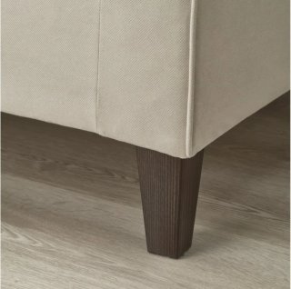 Sofá EKHOLMA Ikea beige tela