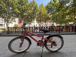 Bicicleta Infantil Riverside 500 Rosa Coral 20
