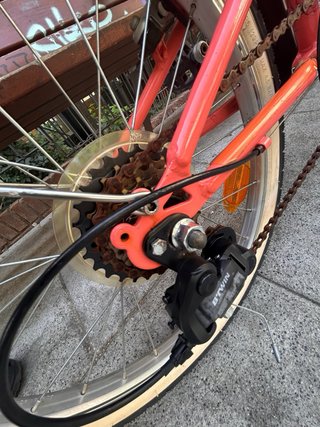 Bicicleta Infantil Riverside 500 Rosa Coral 20