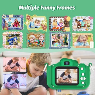 Cámara Digital Infantil Dinosaurio + 32GB