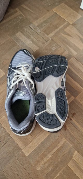 Zapatillas Asics 44 Gris Plateado