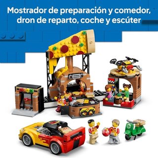 LEGO City 60496 Pizzería Vehículos NUEVO