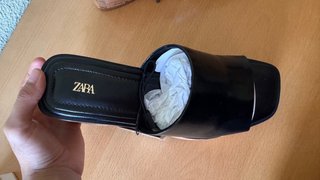 Sandalias plataforma Zara negras
