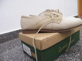 Zapatos  beige lona y ante. T38 UNA SOLA PUESTA.