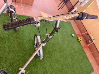 Bicicletas plegables radio 20 pulgadas color plata