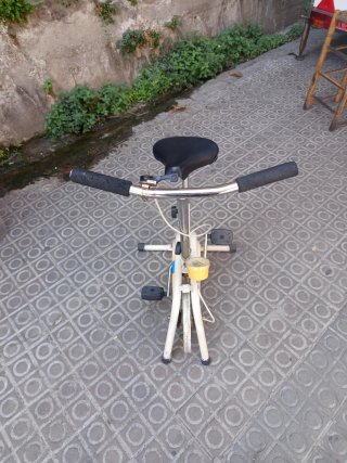 Bicicleta estática vintage