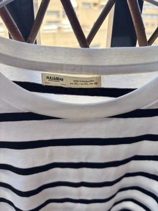 Camiseta Pull&Bear Rayas Talla M