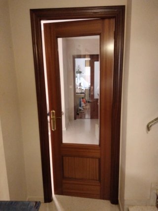 6 Puertas Madera y Cristal