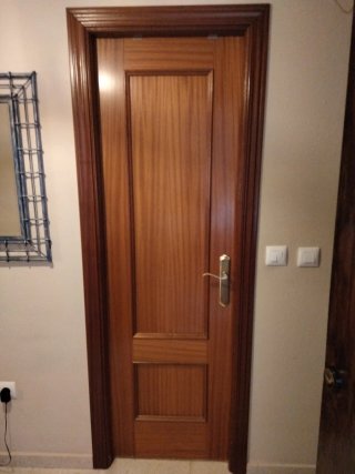 6 Puertas Madera y Cristal