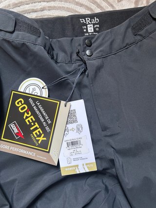 Pantaloni donna RAB Gore-Tex M nuovi