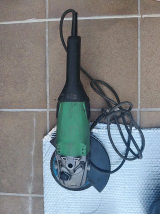 Amoladora angular verde
