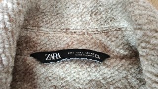 Abrigo de Lana Zara Beige