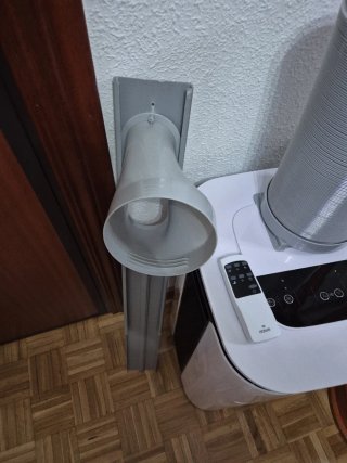 Aire Acondicionado Portátil Blanco y Gris