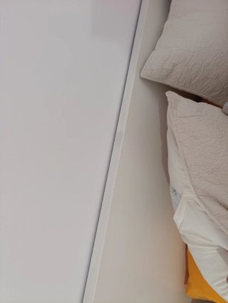 Cama 105cm con canapé, colchón y mesita