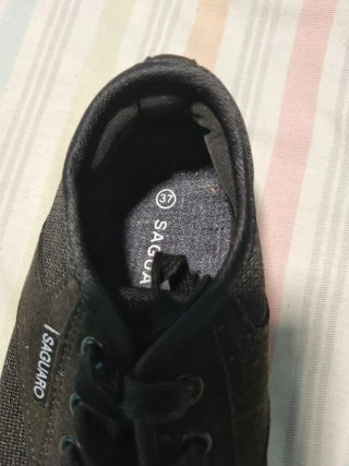 Zapatillas Saguaro Negras Talla 37