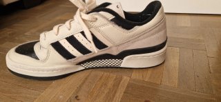 Zapatillas Adidas Forum 84 Beige/Negro Talla 44