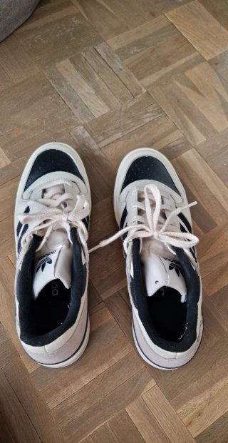 Zapatillas Adidas Forum 84 Beige/Negro Talla 44