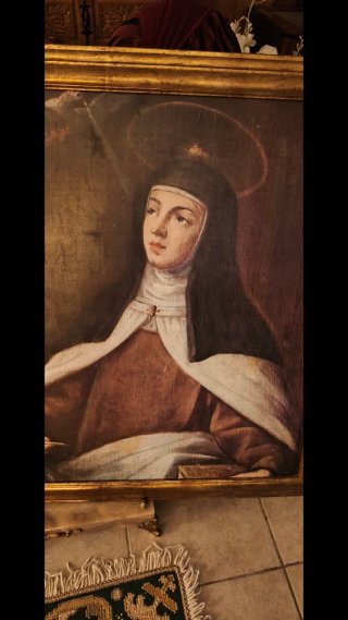 Pintura antigua religiosa
