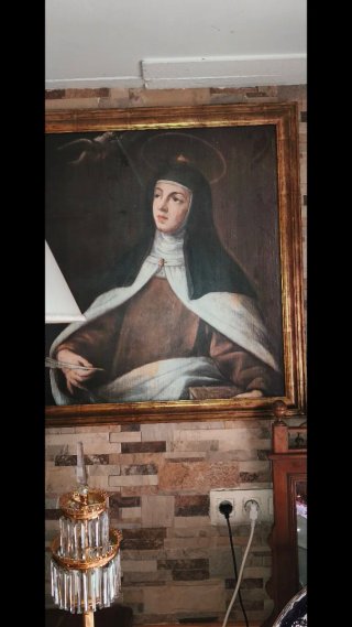 Pintura antigua religiosa