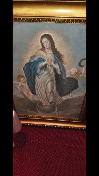 Pintura antigua religiosa