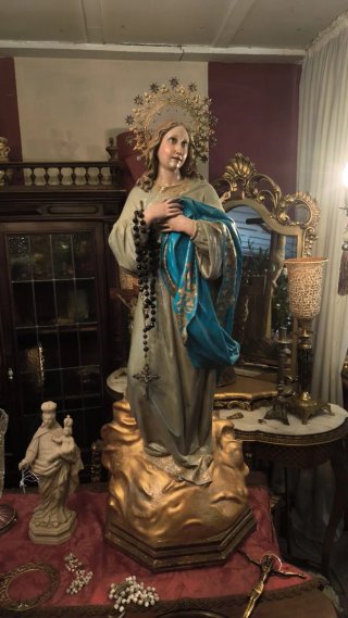 Pintura antigua religiosa