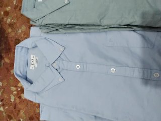 Camicie Uomo Taglia XXL Blu e Grigio