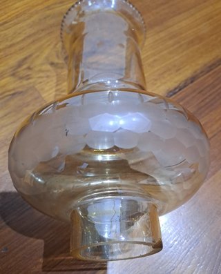 Lampada antica oro e bianco