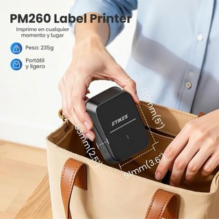 Impresora Térmica de Etiquetas PM260 Azul