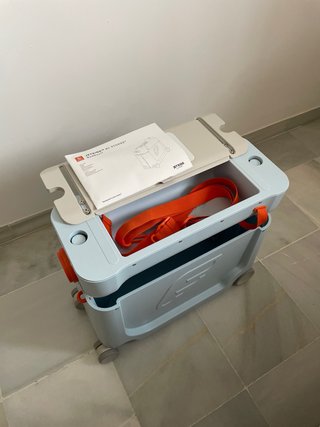 Maleta JetKids by Stokke gris/celeste