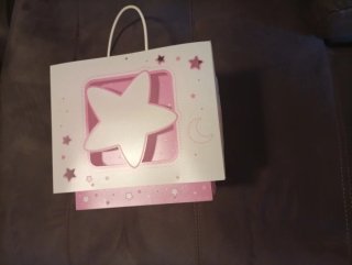 Lámpara de techo infantil luna y estrellas