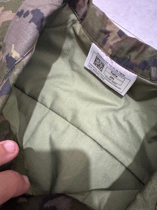 Uniforme de invierno camuflaje
