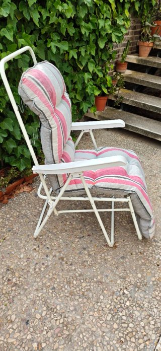 Tumbona plegable terraza