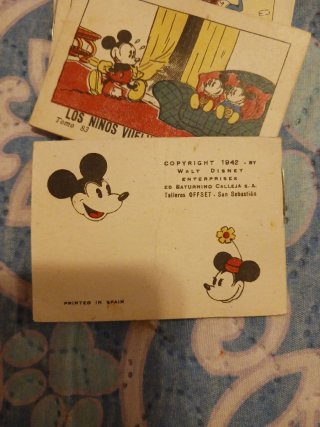 Cómics antiguos DIsney