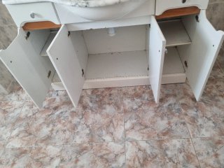 Mueble de baño blanco 120cm