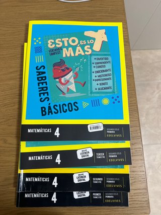 Matemáticas 4, Segundo Ciclo Primaria, Edelvive...