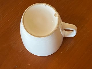 Taza conmemorativa Virgen de los Remedios (vintage