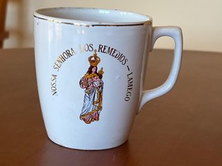 Taza conmemorativa Virgen de los Remedios (vintage