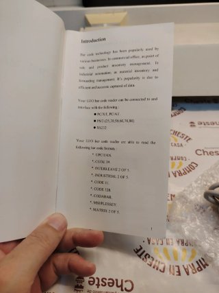 Lector Códigos de Barras UFO SCAN UF-101