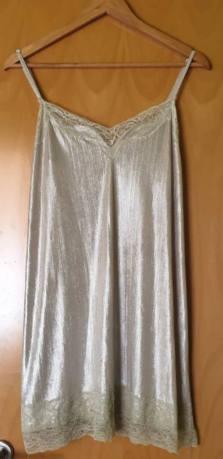 Camisón Lencero Dorado/Plateado Talla L