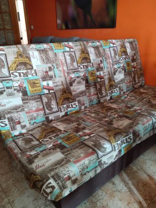 Sofá Cama Estampado París