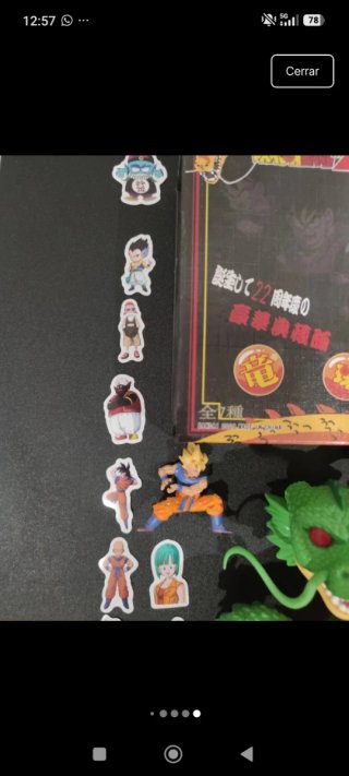 Lote Dragon Ball Bolas de Dragón Figuras stickers