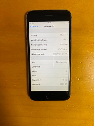 iPhone 6 Argento - Batteria 94%