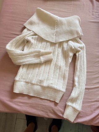 Maglione Bershka Y2K Vintage Anni 2000 | Collo Bardot