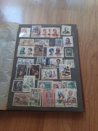 Colección de sellos antigua