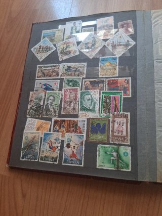 Colección de sellos antigua
